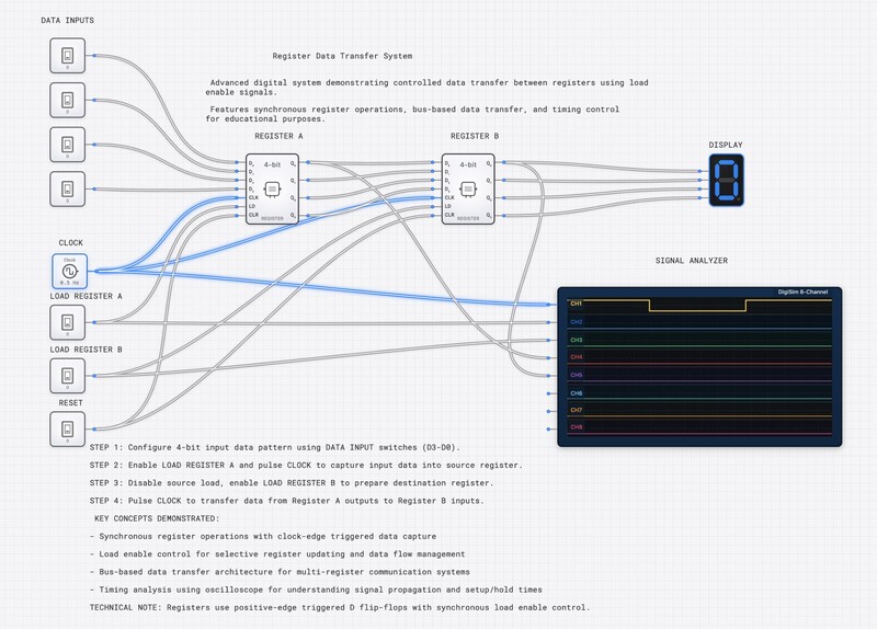 Register Data Transfer System